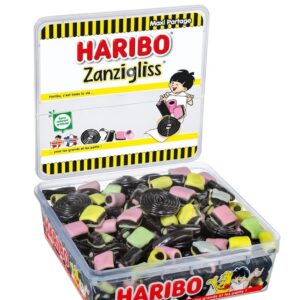 HARIBO - Zanzigliss - Assortiment De Bonbons Réglisse - Sans Colorants Artificiels - Boite 700 g