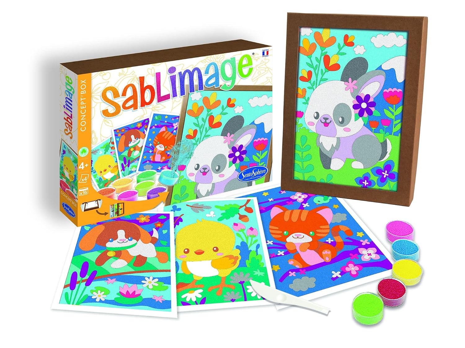 SENTOSPHÈRE Sablimage — Kit créatif Animaux câlins – Image 2