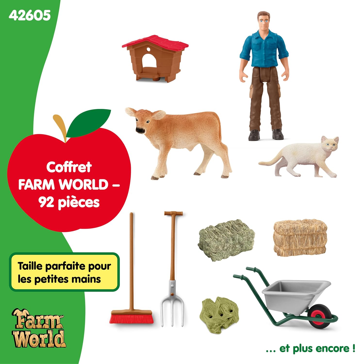 SCHLEICH Farm World 42605 — Coffret Ferme éducative 92 pièces – Image 4