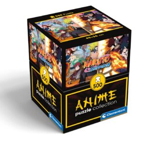 Clementoni | Puzzle Naruto Shippuden – Anime Puzzle Collection pour Adultes 18 Ans+ | 500 Pièces | Dimensions 49 x 36 cm | Illustration Héros Manga | Développe Concentration et Esprit de Détail