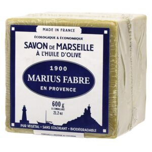 Marius Fabre - SAVON DE MARSEILLE à l'Huile d'Olive - Cube 600 Gr