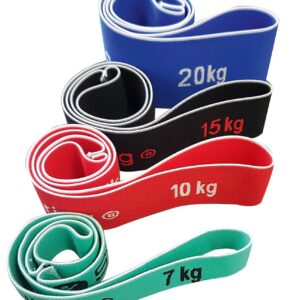 Sveltus Elasti'ring Set de 4 (Sachet) Elastiques Mixte Adulte, Mutlicolore