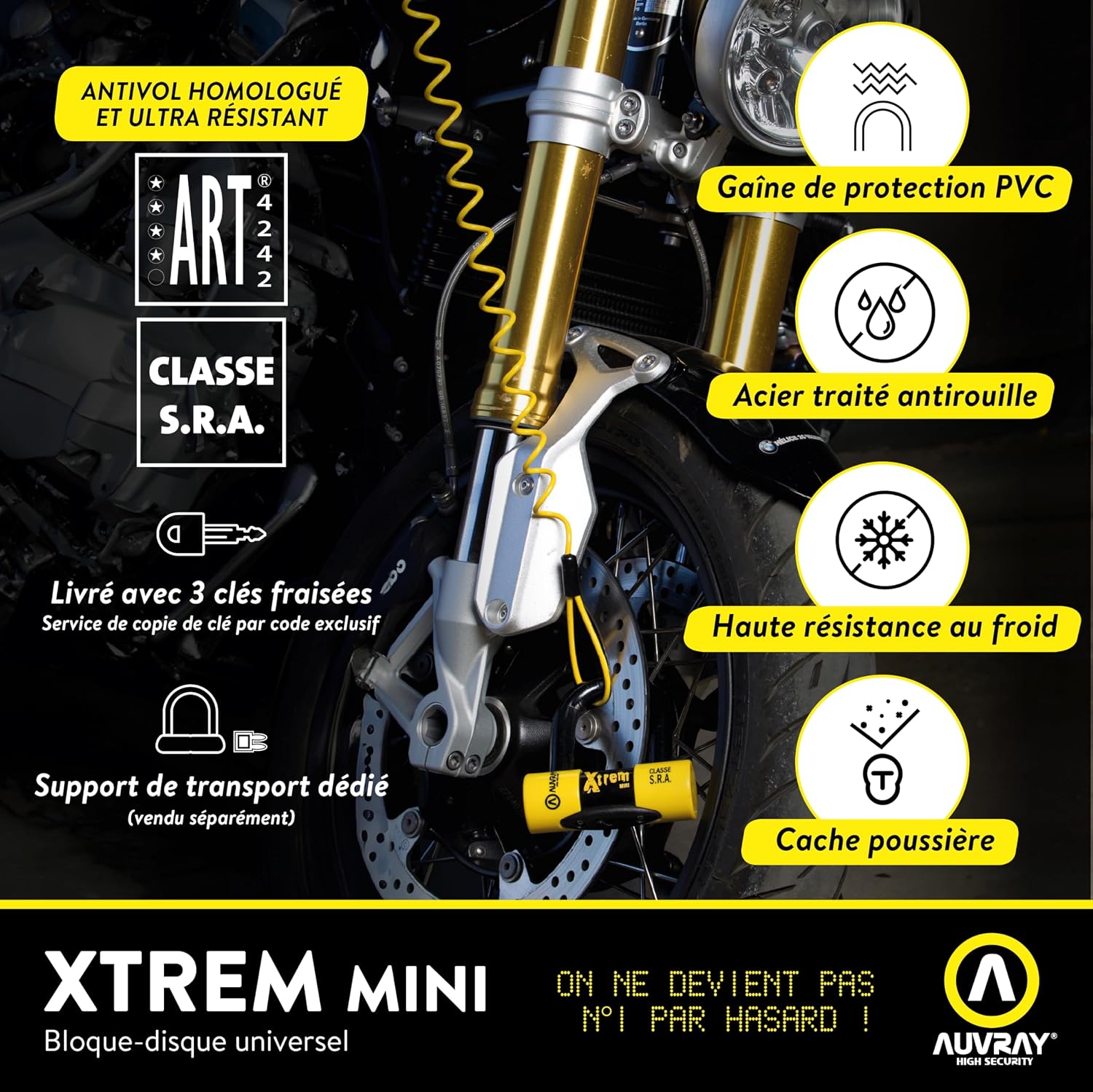 AUVRAY Block Disc Xtrem Mini — Antivol bloque-disque moto – Image 4