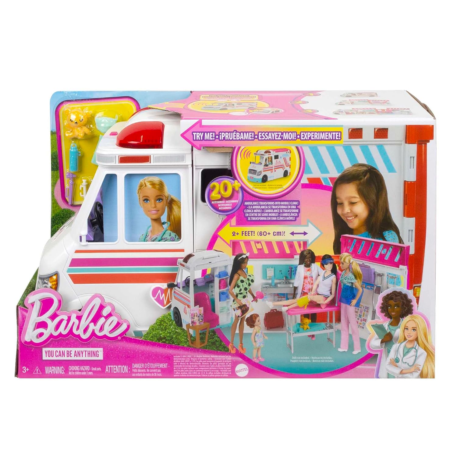BARBIE — Coffret Véhicule Médical 2-en-1 avec 20 Accessoires – Image 6