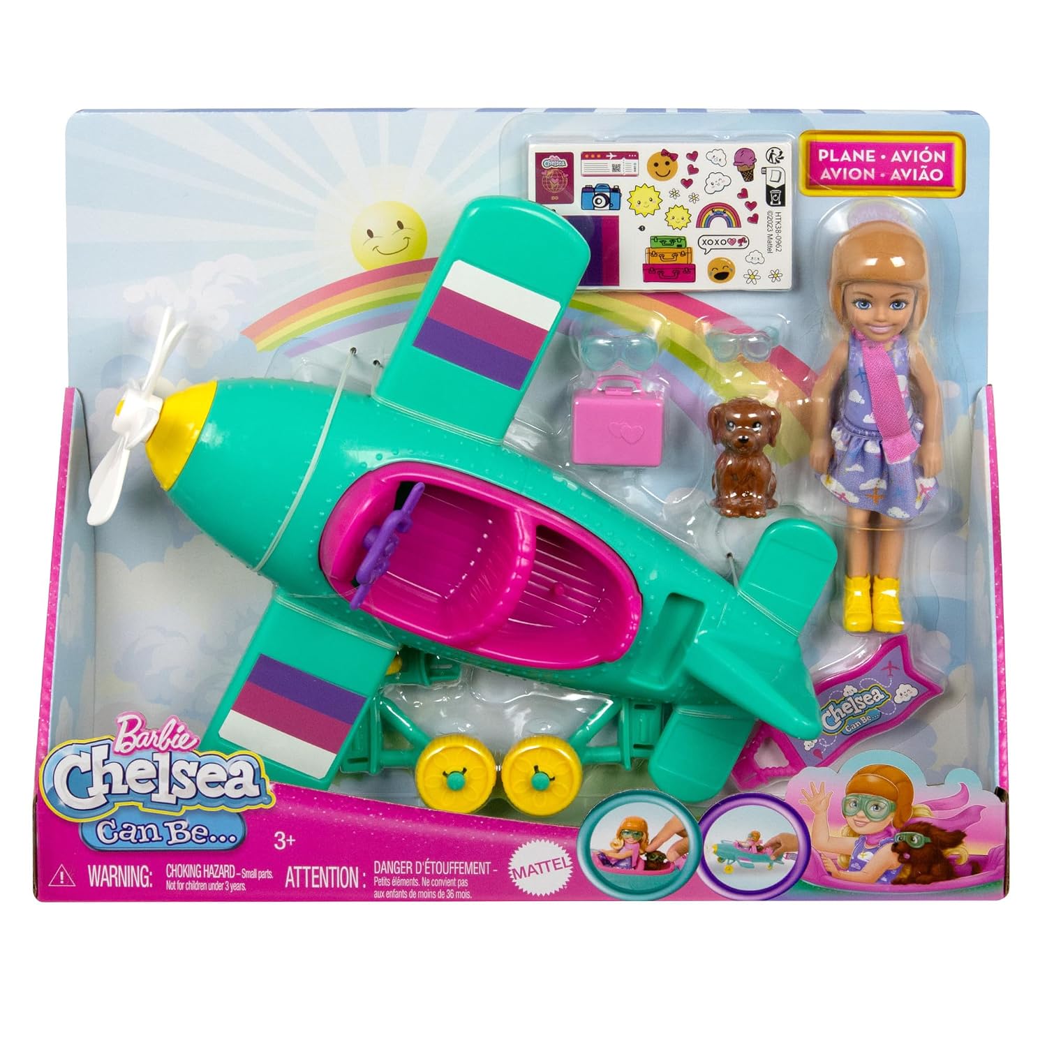 BARBIE Chelsea — Coffret Poupée Pilote et Avion 2 Places – Image 5