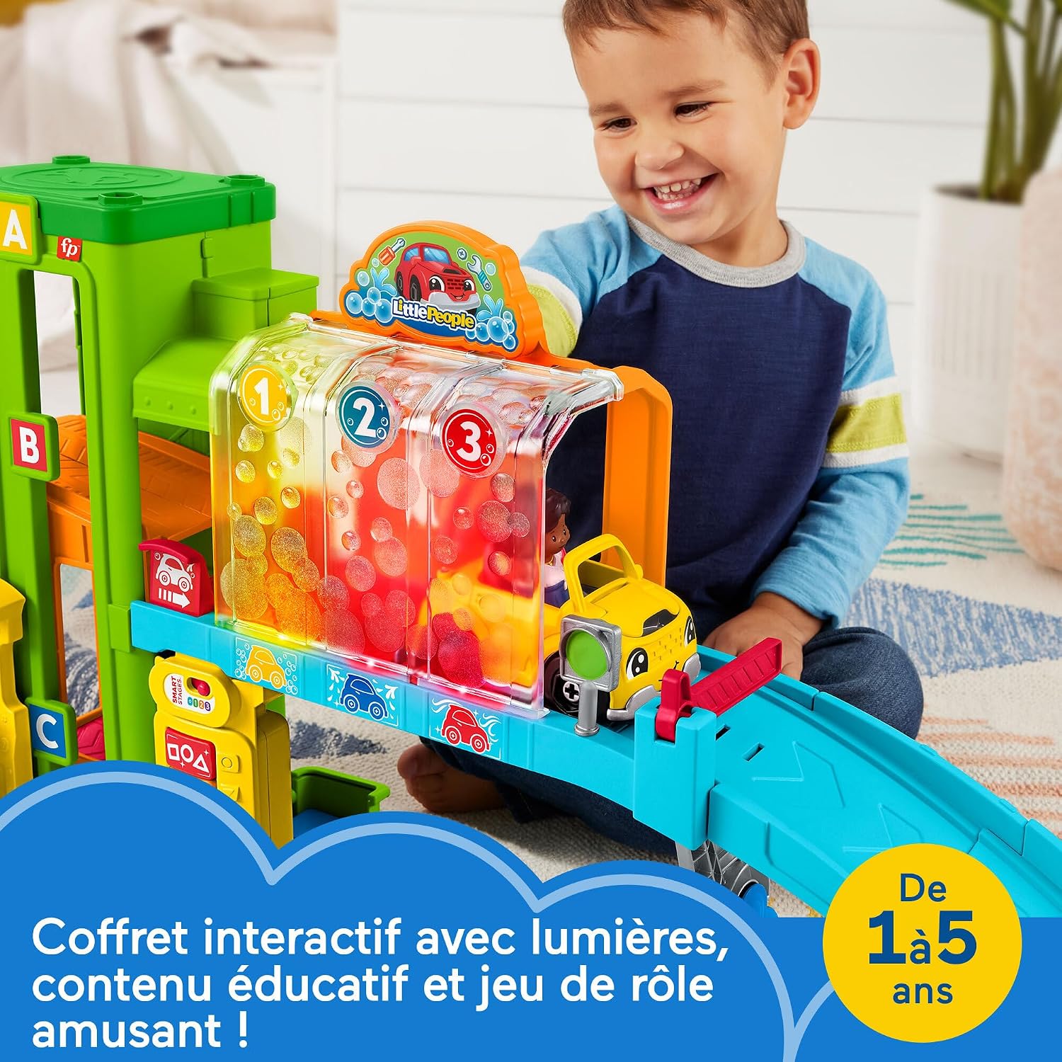 FISHER-PRICE Little People — Garage Lumineux interactif – Image 2