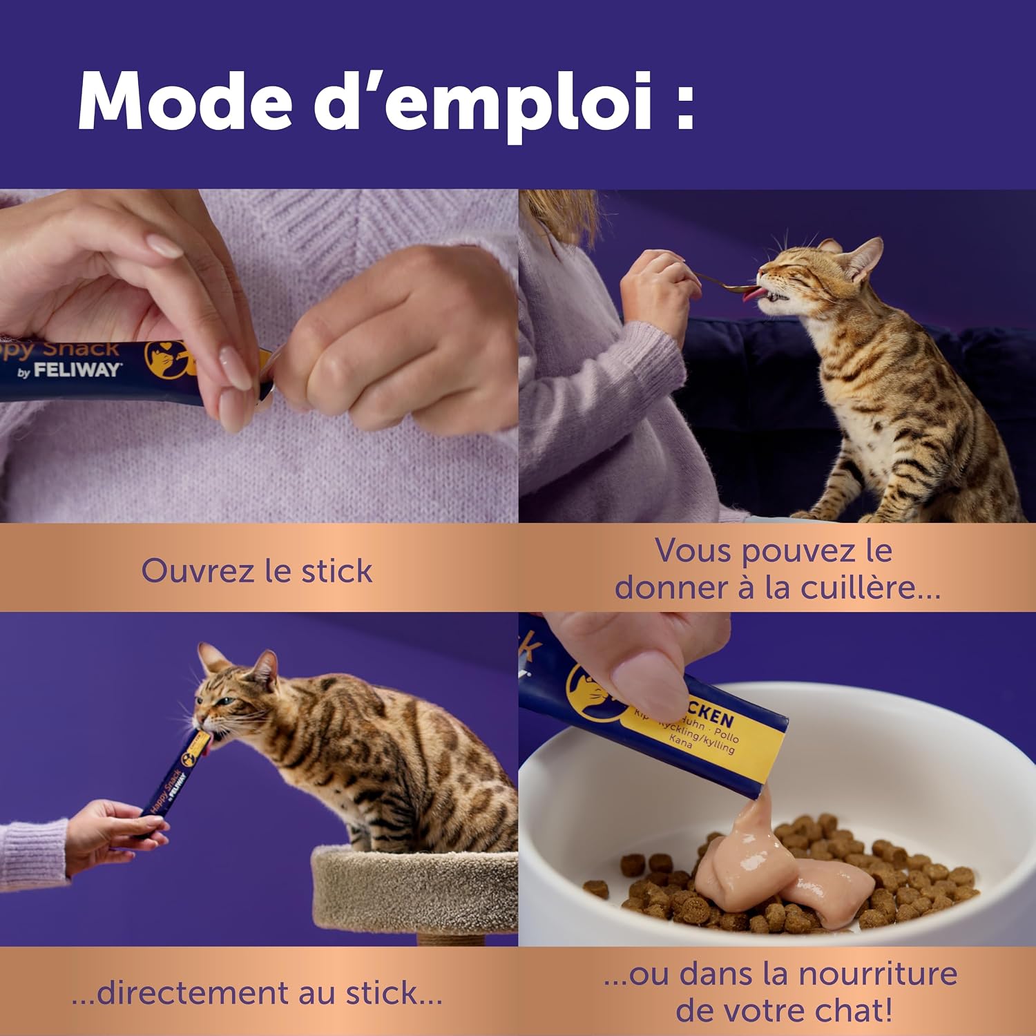 FELIWAY Happy Snack — Friandises Apaisantes Chat x6 Poulet – Image 5