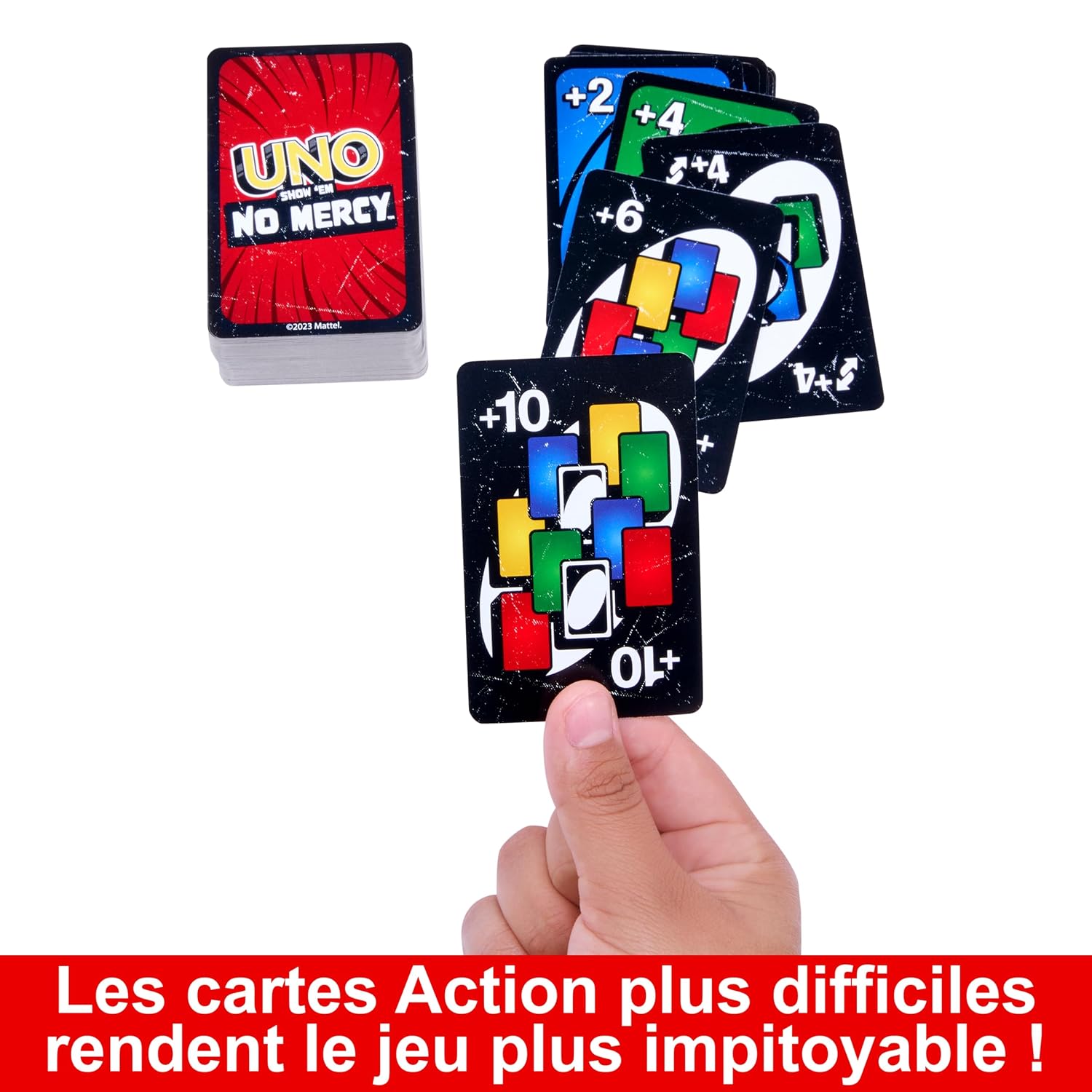 UNO No Mercy — Jeu de Cartes Familial 112 cartes – Image 2