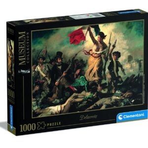Clementoni - 39549 - Puzzle - 1000 Pièces - La Liberté Guidant Le Peuple - Delacroix Jeu de Création et Logique pour Enfants - à Partir de 14 Ans et Plus - Museum Collection de Haute Qualité