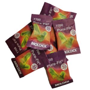 wadle-shop Bouchons d'oreille Moldex Pura Fit 7700, 10 paires, SNR 36 dB, protection auditive