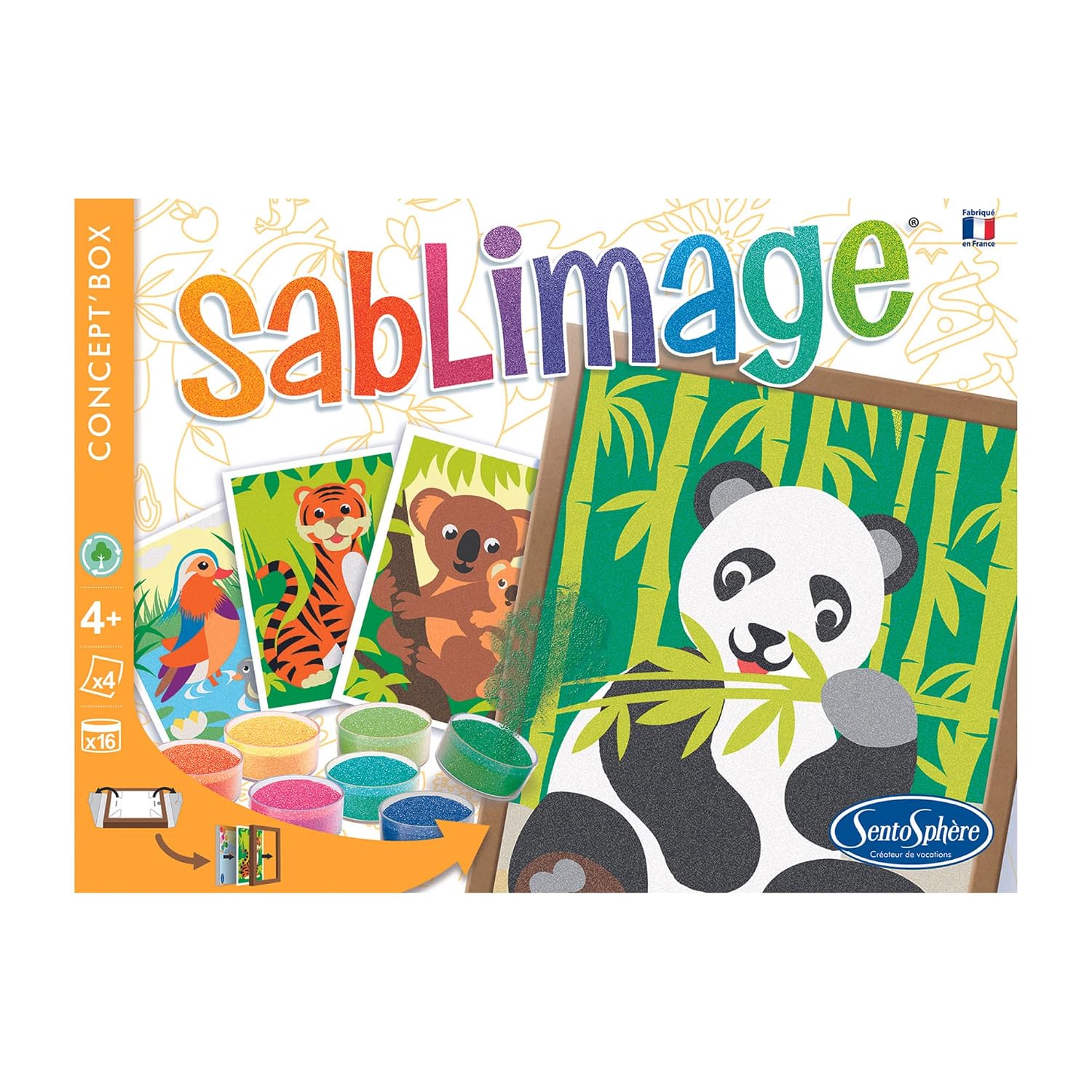 SENTOSPHÈRE Sablimage — Kit créatif Animaux en danger – Image 4