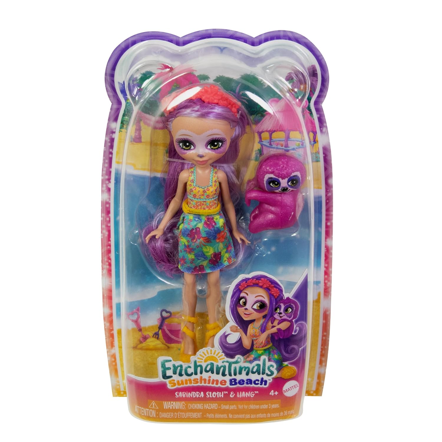 ENCHANTIMALS Sunshine Beach — Mini-poupée Sabindra Paresseux – Image 5