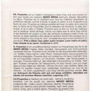 Alternative view of POWERTEX — Solidifiant Tissu Transparent 500 g