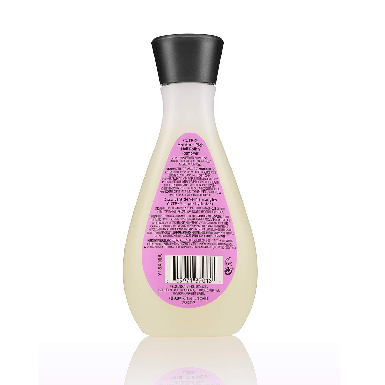 CUTEX Moisture Rich — Dissolvant pour vernis à ongles 200 ml – Image 2