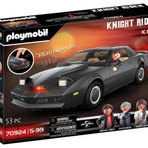 Playmobil 70924 Knight Rider - K.I.T.T., Le véhicule emblématique de la série K2000, pour Les Fans de Knight Rider et Les Enfants, Dès 5 Ans