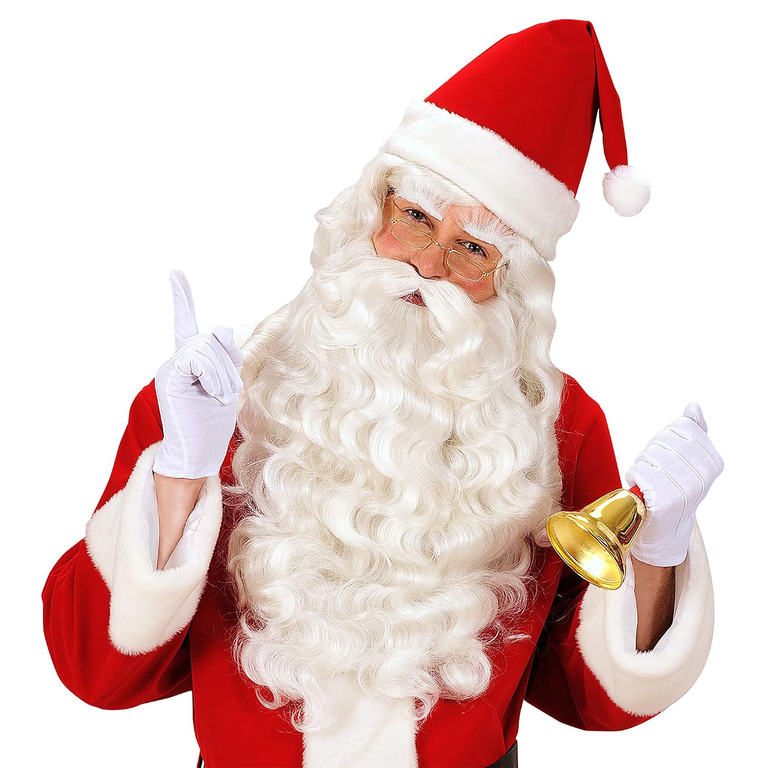 W WIDMANN MILANO — Perruque Père Noël avec barbe et moustache – Image 2