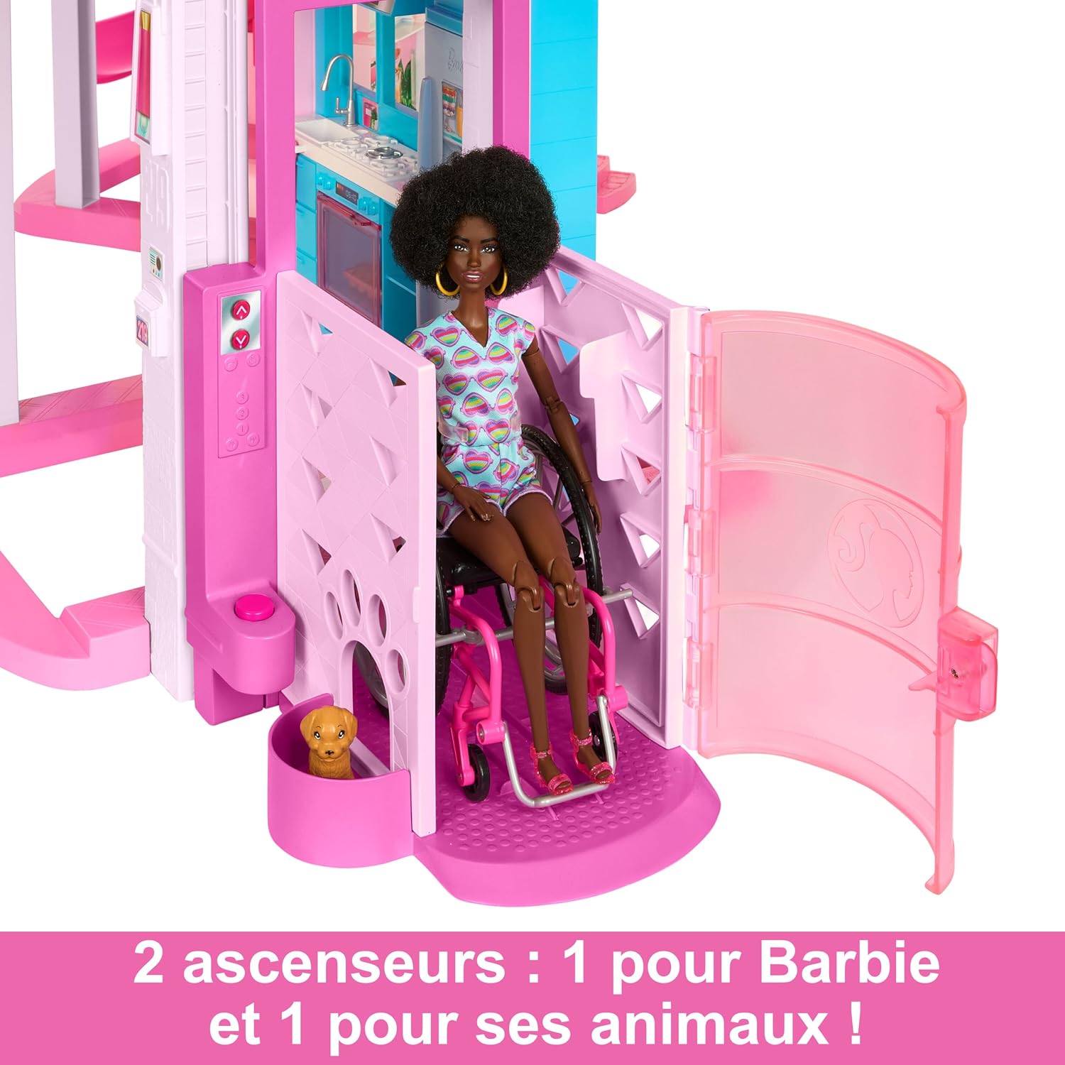 BARBIE — Coffret Maison de Rêve 3 Niveaux 75 Accessoires – Image 4