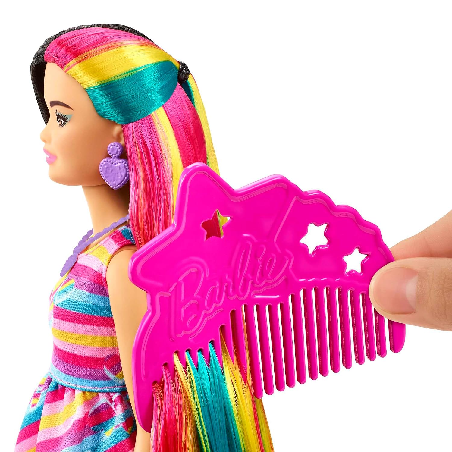 BARBIE — Poupée Ultra Chevelure Cœurs avec 15 Accessoires – Image 2