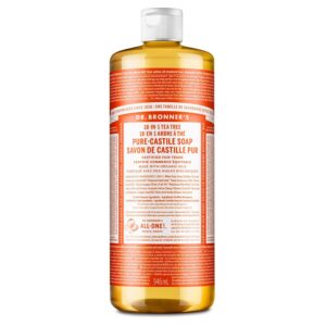Magie Les savons Dr. Bronner Pure-Savon de Castille, 18-in-1 du Chanvre Arbre à thé, 32 onces