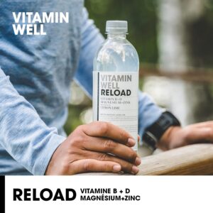 Alternative view of Vitamin Well - Boissons enrichies en vitamines et en minéraux goût citron, citron vert, 12x500ml (Reload)