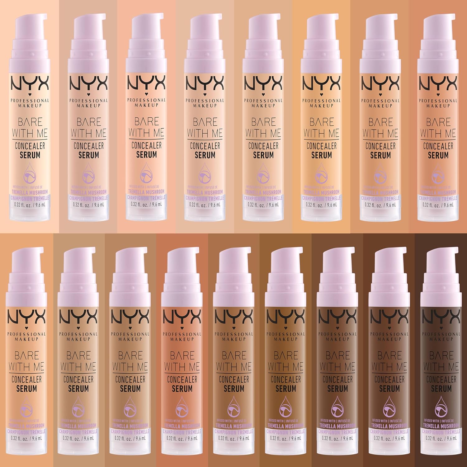 NYX PROFESSIONAL MAKEUP Bare With Me — Anti-cernes sérum Sand 08 – Image 5