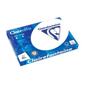 CLAIREFONTAINE 1969 Papier clairalfa Multifonctions A3 80g/m2 Ramette de 500 feuilles