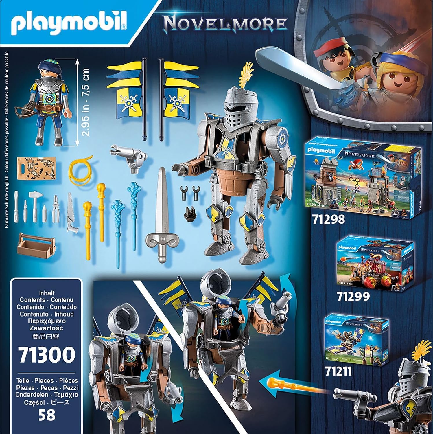 PLAYMOBIL Novelmore 71300 — Géant de Combat avec Chevalier – Image 4
