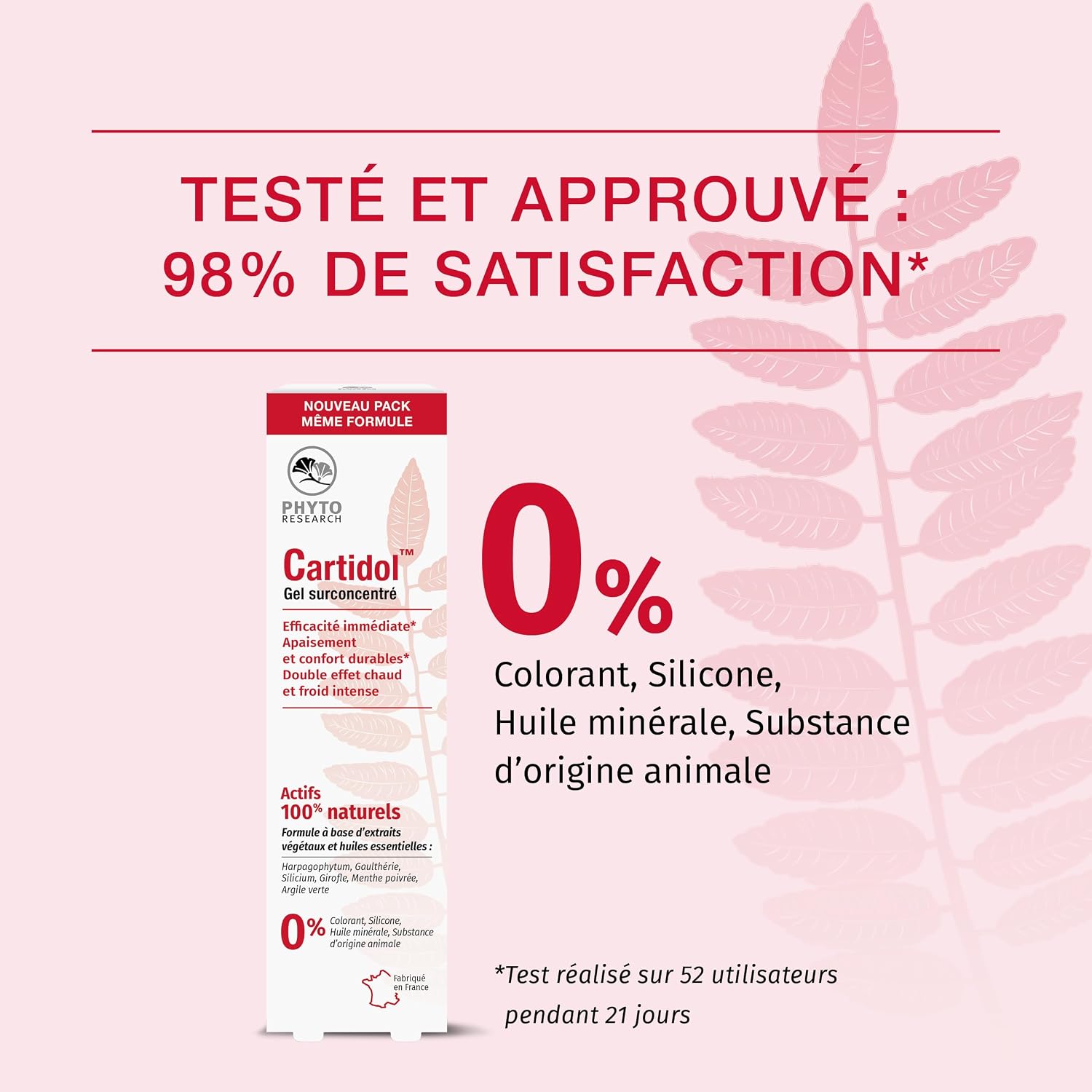 PHYTORESEARCH Cartidol — Gel surconcentré 120 ml – Image 3
