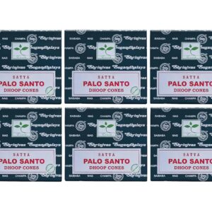Grenadine Boutique - SATYA Encens Cônes - Lot de 6 Boîtes de 12 cônes Palo Santo