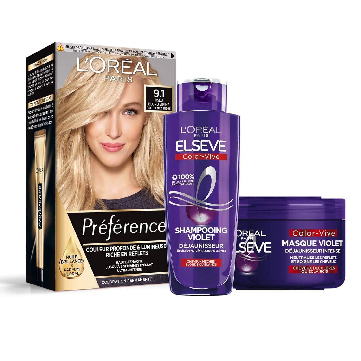 L’ORÉAL PARIS Préférence — Coloration cheveux blonds 9.1 Oslo