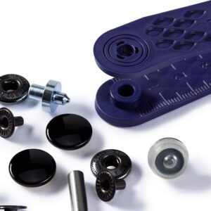 Alternative view of PRYM — Boutons-pression laiton noir 15 mm