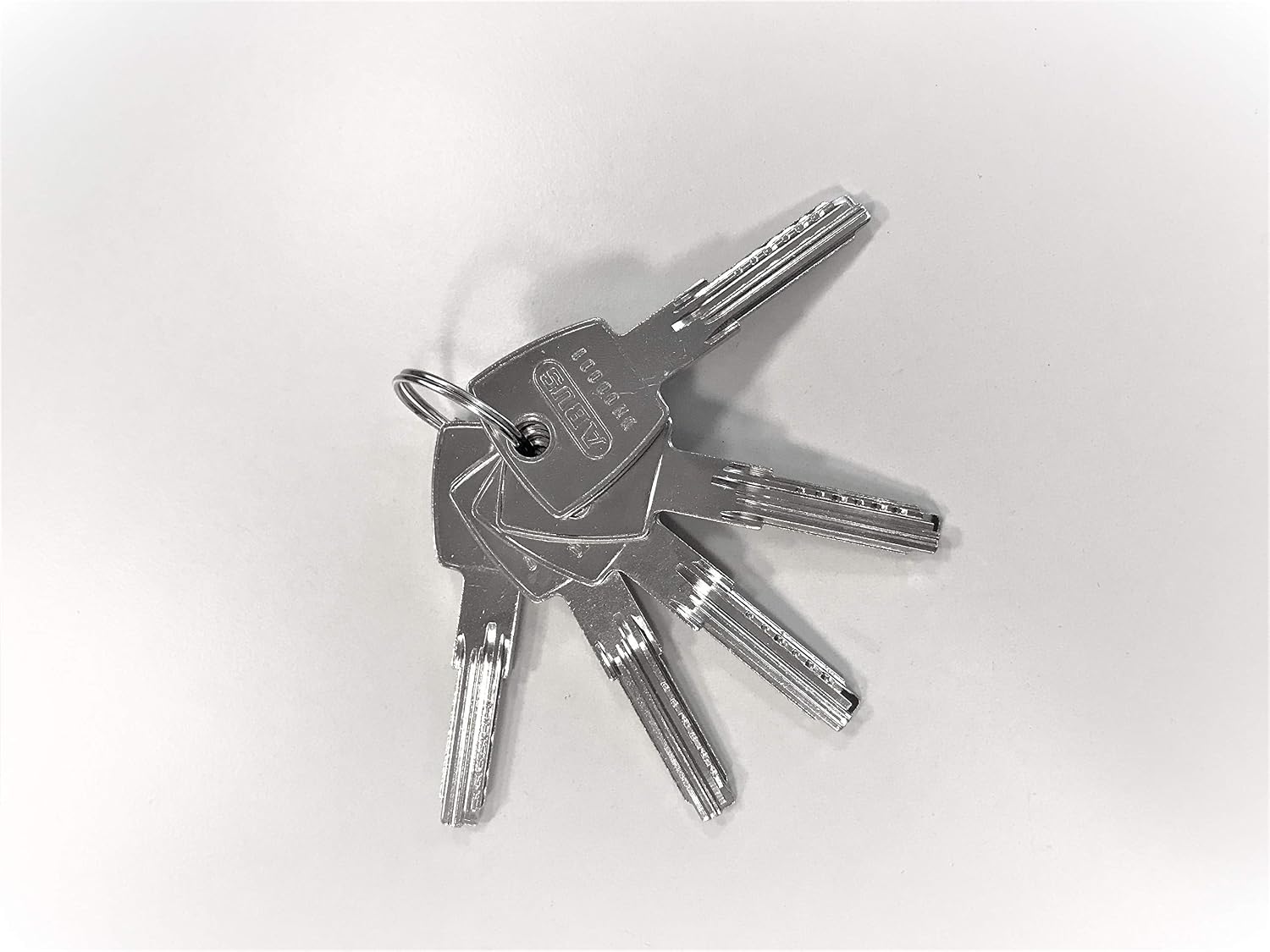 ABUS — Cylindre à bouton 50/40 laiton nickelé – Image 2