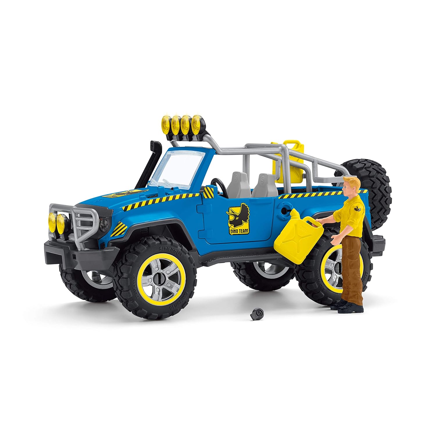 SCHLEICH — Voiture tout-terrain avec avant-poste dino – Image 5