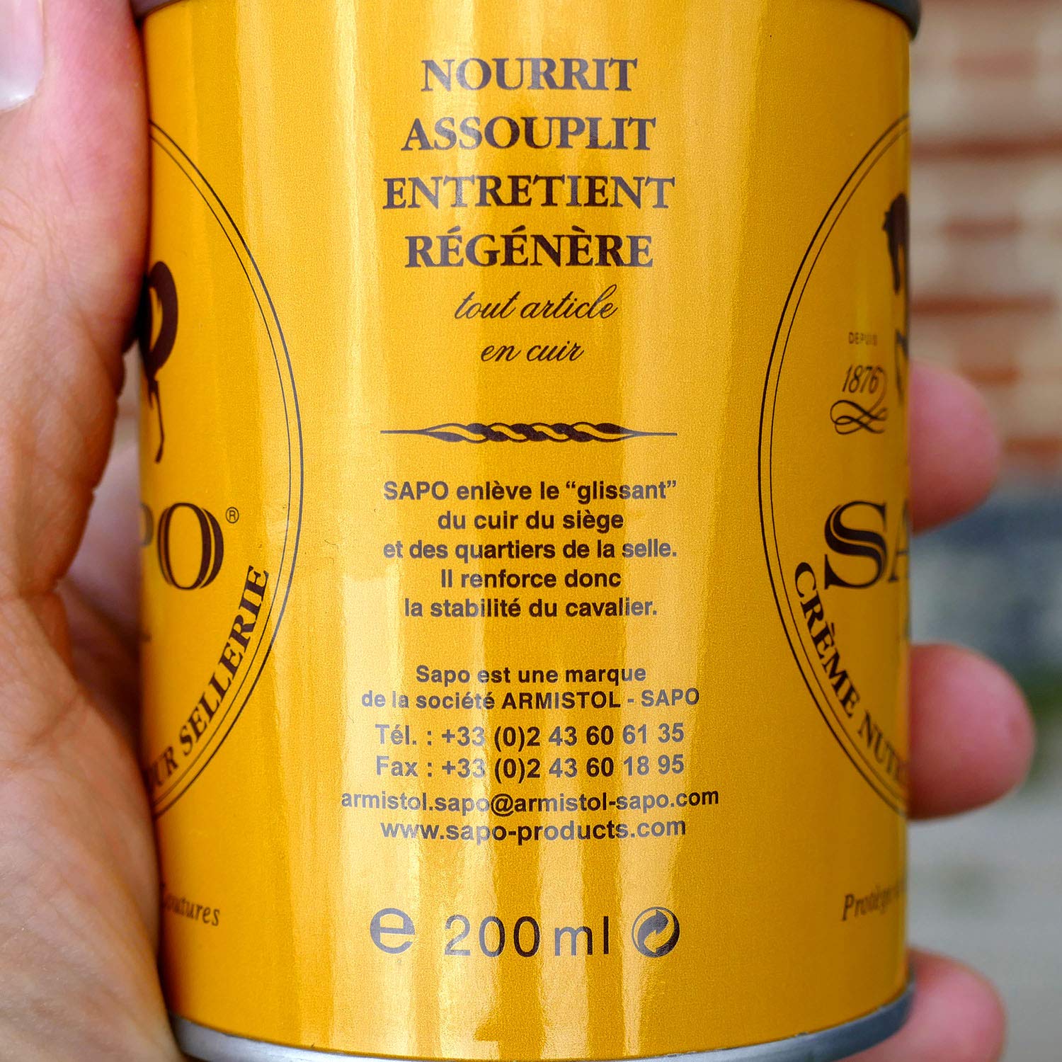SCHWENKEL Sapo — Graisse pour Cuir incolore 200 ml – Image 2
