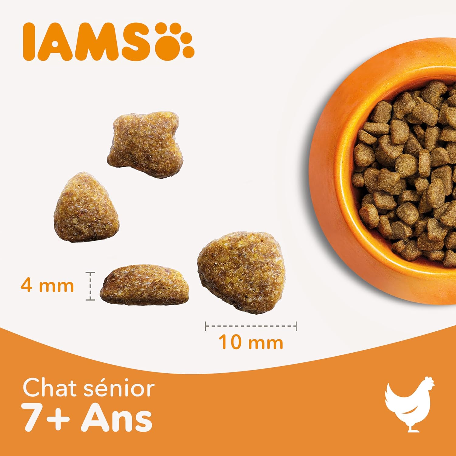 IAMS Vitality — Croquettes au Poulet pour Chat Sénior 1,5kg – Image 2