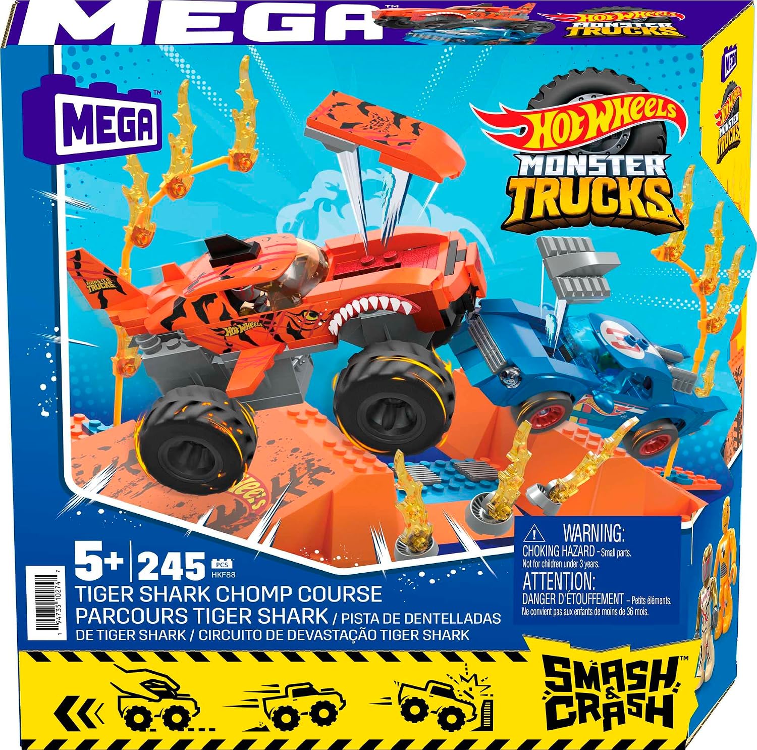 MEGA Hot Wheels — Coffret de Construction Tiger Shark 226 pièces – Image 5