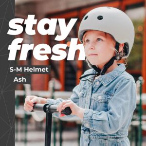 Alternative view of SCOOT & RIDE — Casque enfant 51-55 cm cendre