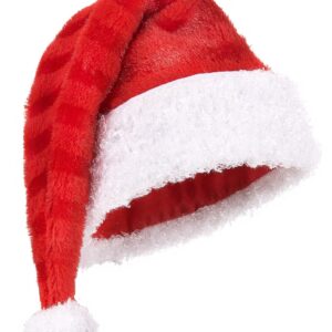 PTIT CLOWN Bonnet Père Noël Rayures - Rouge - Taille Unique