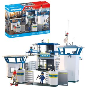 Playmobil | Action Heroes | Centre de Commandement de la Police | Jouets de Police | Jouets d'aventures | Jouet pour Enfants à partir de 4 Ans | avec Figurines & Accessoires | 71873