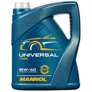 MANNOL Huile moteur UNIVERSAL 15W-40 Huile minérale Huile ACEA A3/B4 API SN API CH-4 5 L
