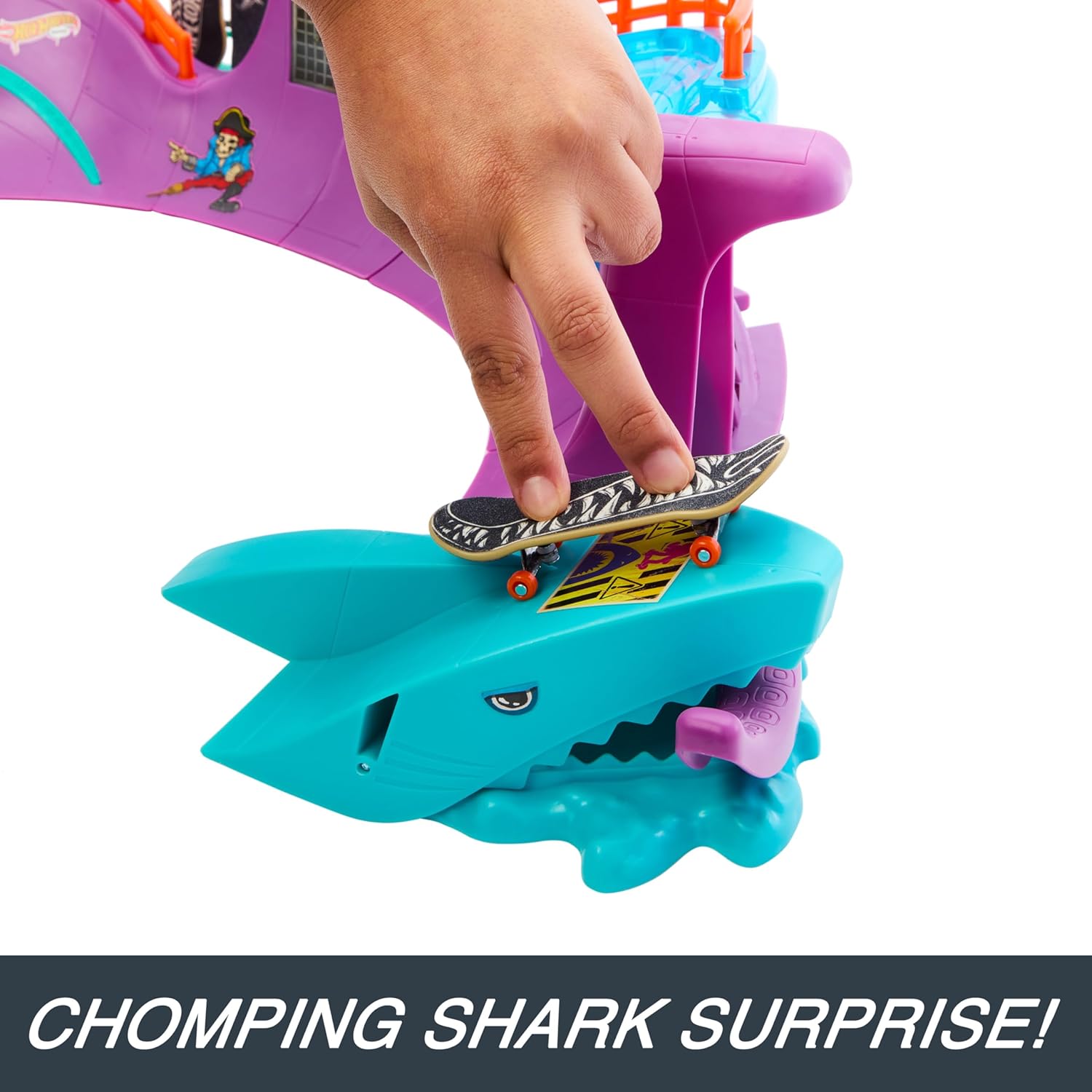 HOT WHEELS Skatepark Octopus — Coffret avec Fingerboard – Image 3