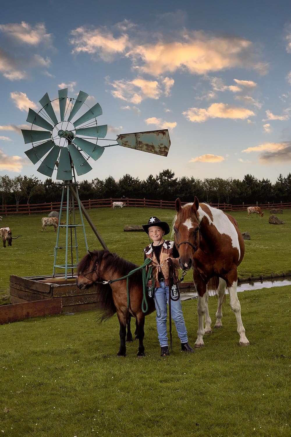 BOLAND Wild West — Gilet Cowboy aspect cuir 10-12 ans – Image 5