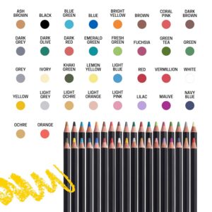 Alternative view of POSCA Pencil — Boîte de 36 Crayons de Couleur