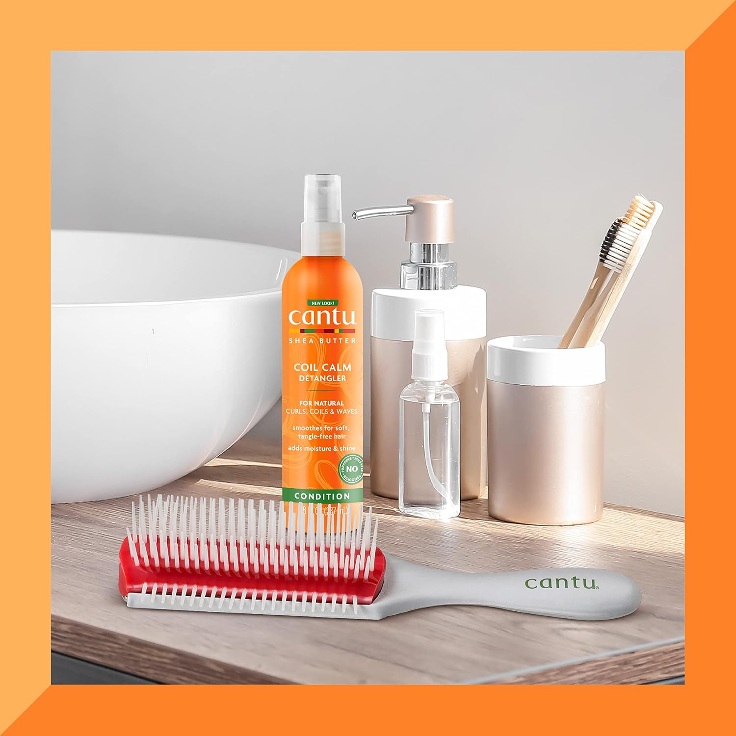 CANTU Easy Glide — Brosse démêlante épaisse – Image 5