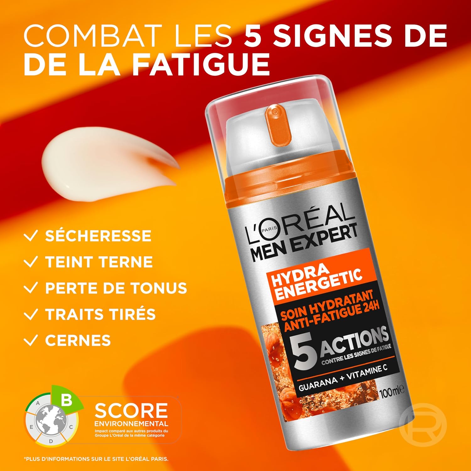 L'ORÉAL Men Expert Hydra Energetic — Soin Hydratant 100 ml – Image 3