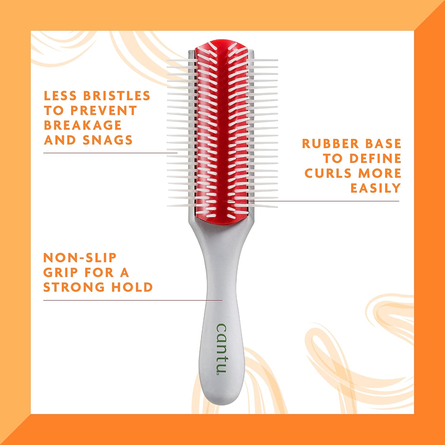 CANTU Easy Glide — Brosse démêlante épaisse – Image 6