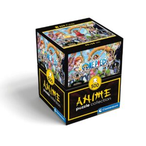 Clementoni |Puzzle One Piece Anime pour Adolescents 14 Ans+ | 500 Pièces | Collection Manga | Impression Haute Définition | Activité Relaxante et Décorative | Jeu de Détente Anime