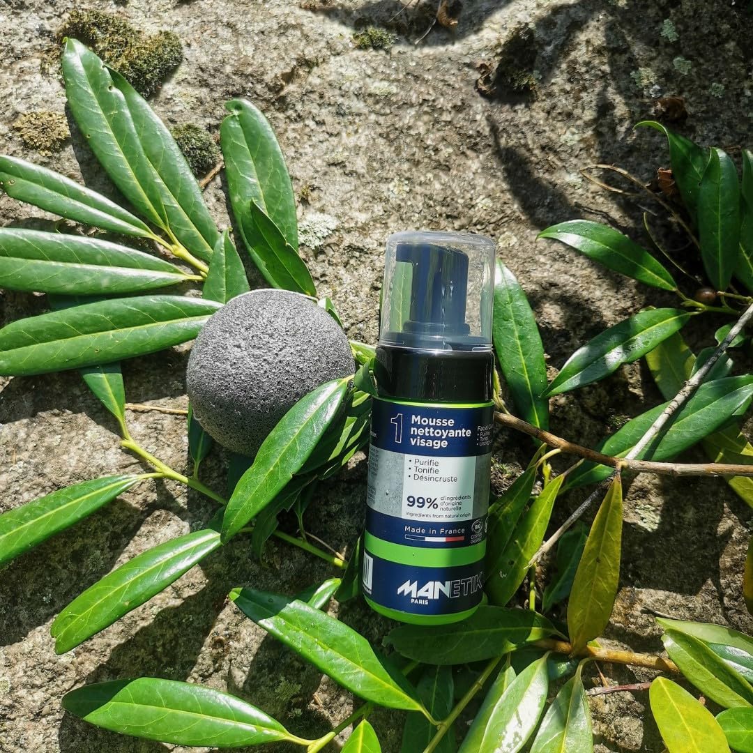 MANETIK — Mousse nettoyante visage homme à l’aloe vera – Image 3