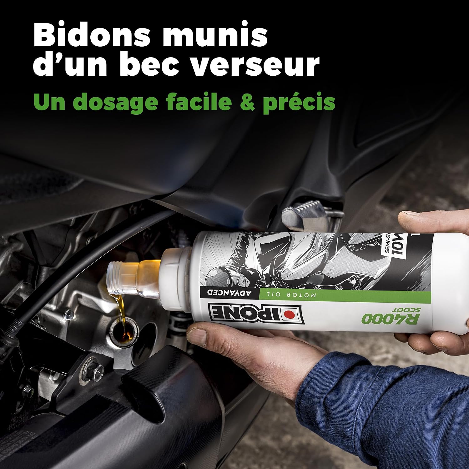 IPONE Scoot 4 10W40 — Huile Moteur Scooter 4 Temps 1L – Image 3