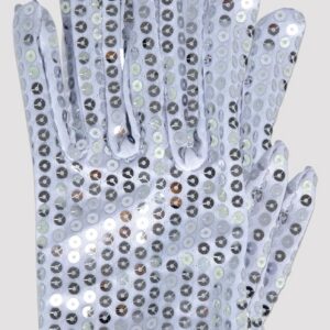 Alternative view of P'TIT CLOWN — Gants à sequins argent taille unique